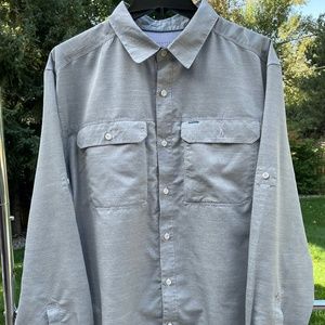 Mountain Hardware Men's Shirt XL Light Grey